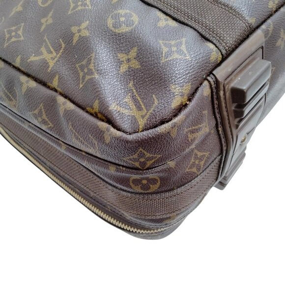(S6) Authentic Louis Vuitton Travel Bag Satellite 53 Brown Monogram Luxury Vinta - Picture 5 of 9